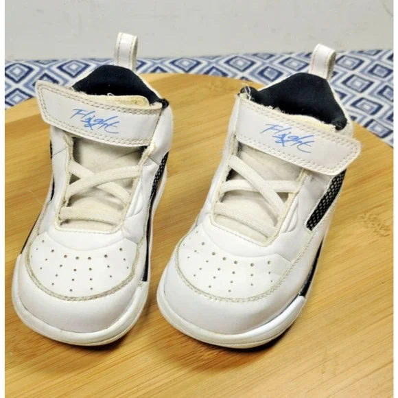 Nike Air Jordan Flight baby / toddler Size US 8C White Sneaker - Picture 7 of 16